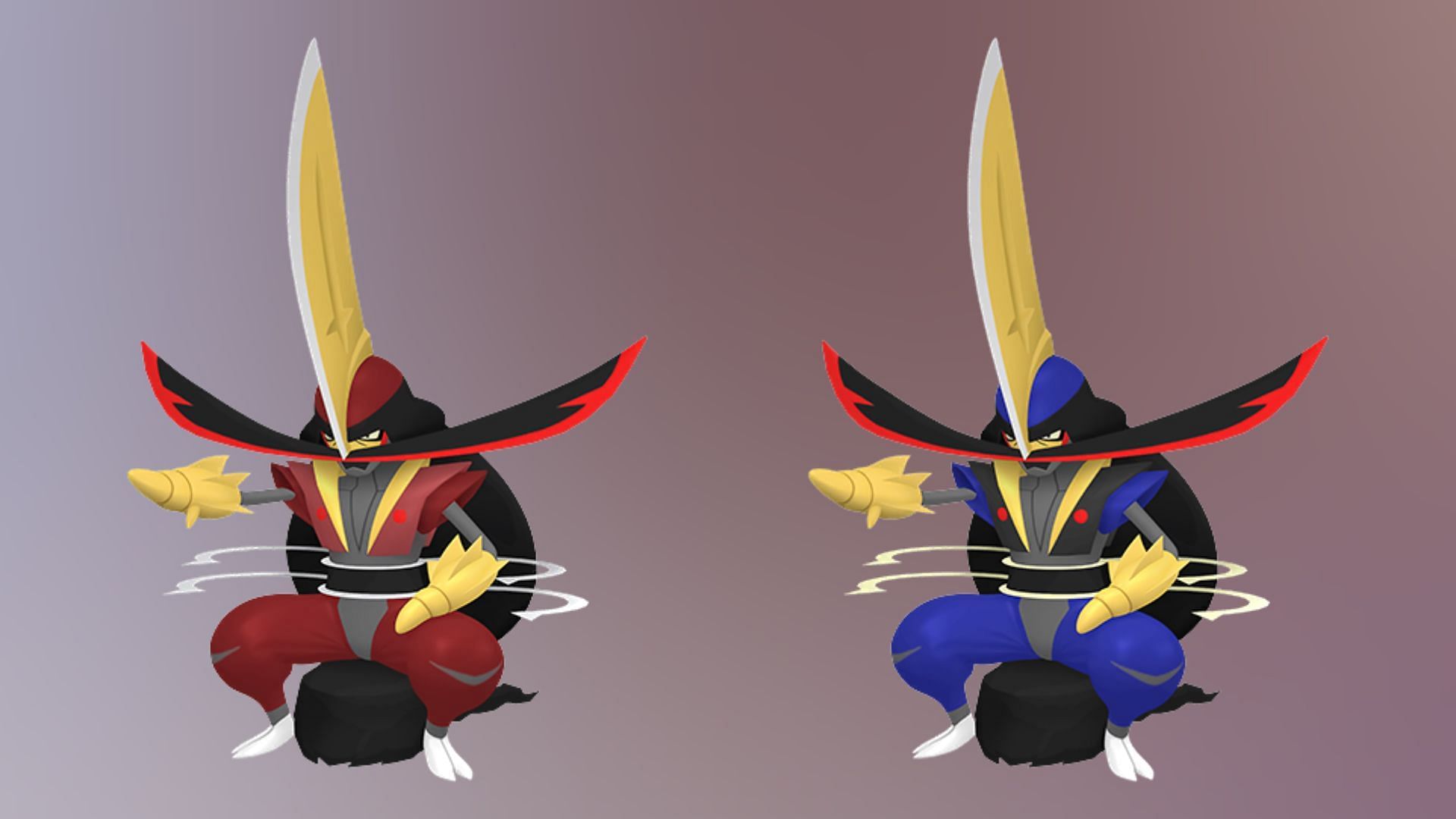 Kingambit shiny comparison (Image via TPC)